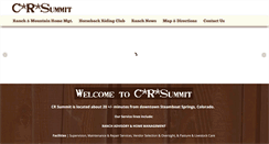 Desktop Screenshot of crsummit.com